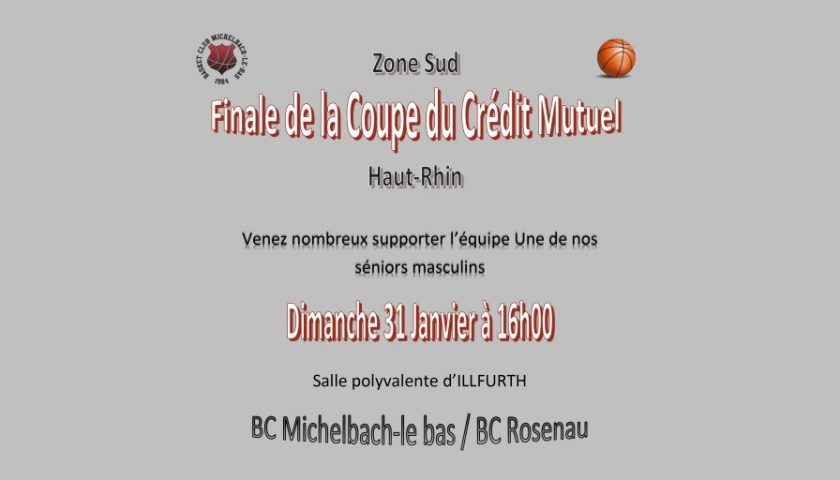 La Une en finale Sud de la 1ère phase de la coupe du Crédit Mutuel !