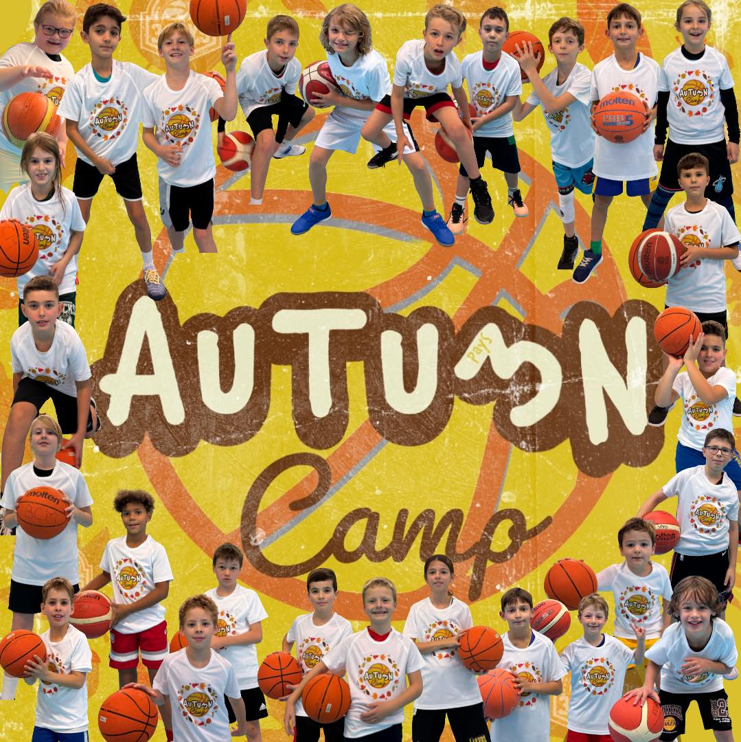 Visuel collectif du camp d’automne U9–U11 du BC3Pays en 2025.